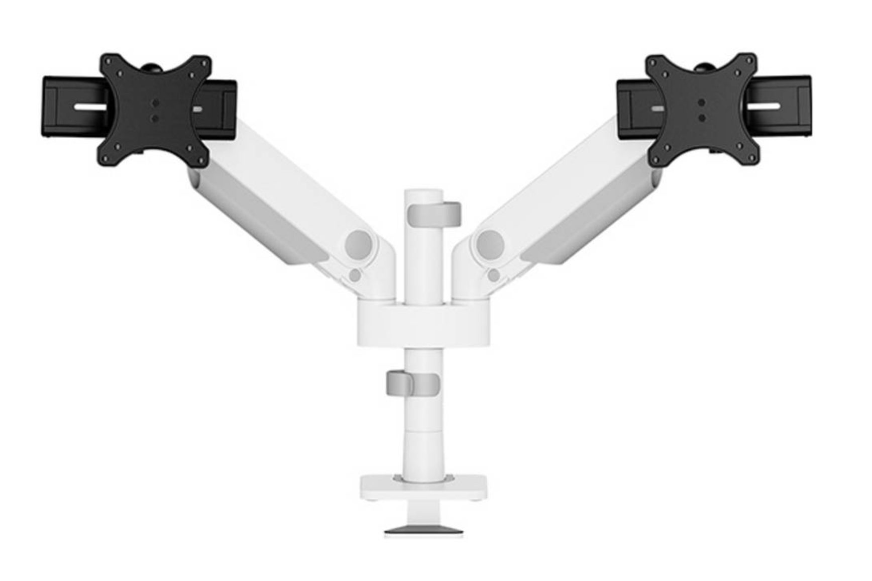 Neomounts DS65S-950WH2 Monitorarm 24-34" - gasveer - Topfix - multi-instelbaar - 180°-stop