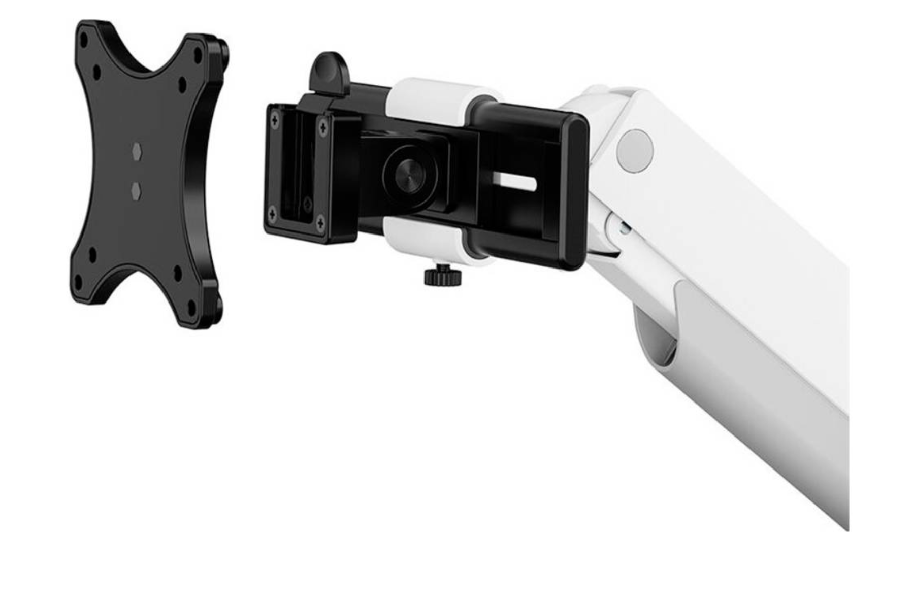 Neomounts DS65S-950WH2 Monitorarm 24-34" - gasveer - Topfix - multi-instelbaar - 180°-stop