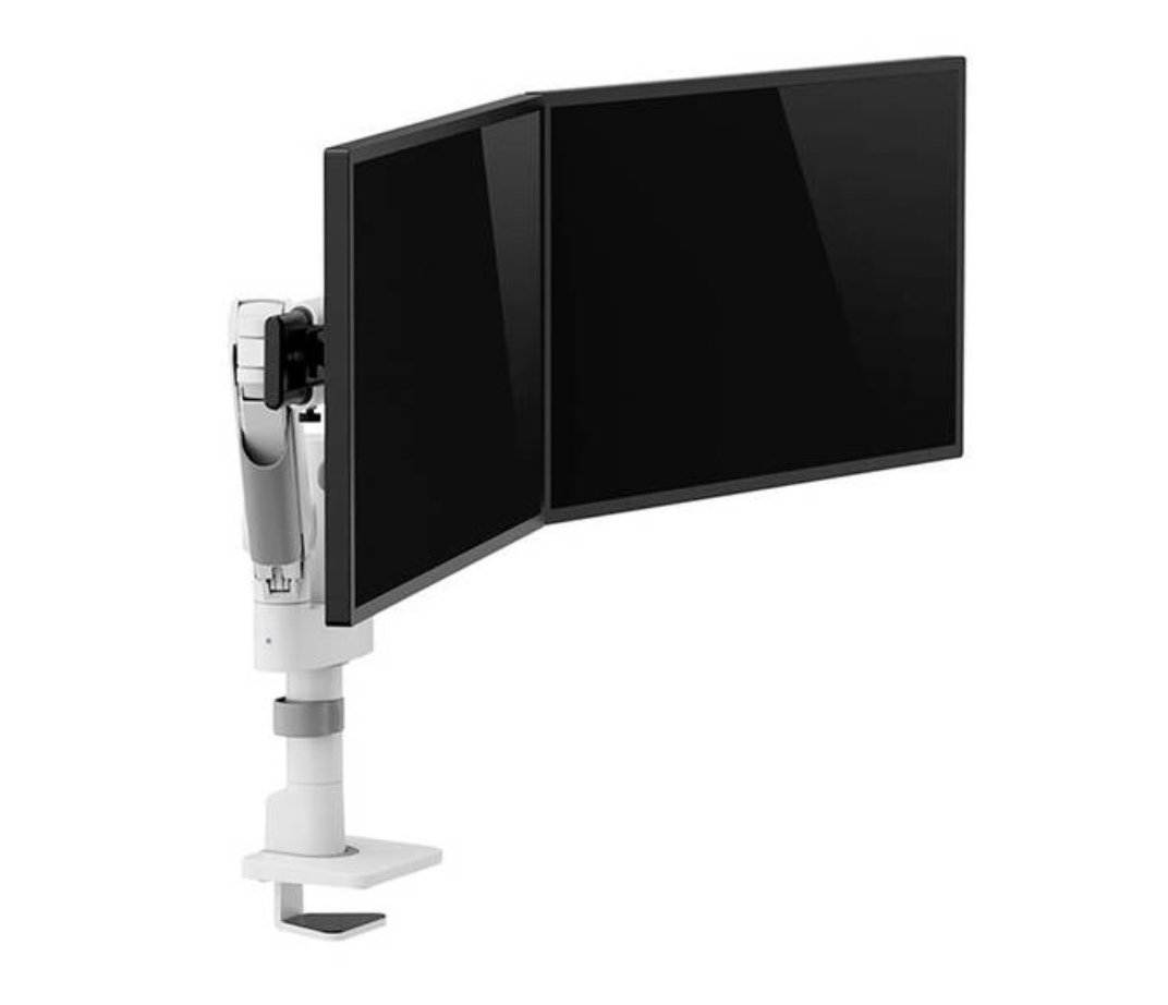 Neomounts DS65S-950WH2 Monitorarm 24-34" - gasveer - Topfix - multi-instelbaar - 180°-stop