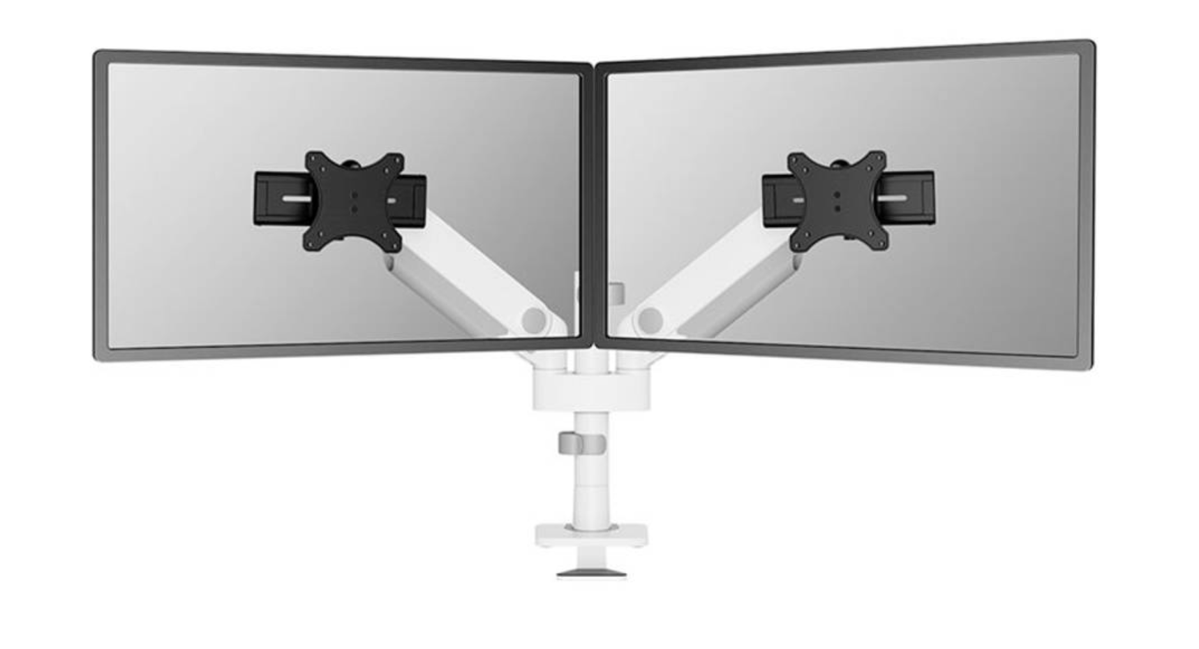 Neomounts DS65S-950WH2 Monitorarm 24-34" - gasveer - Topfix - multi-instelbaar - 180°-stop