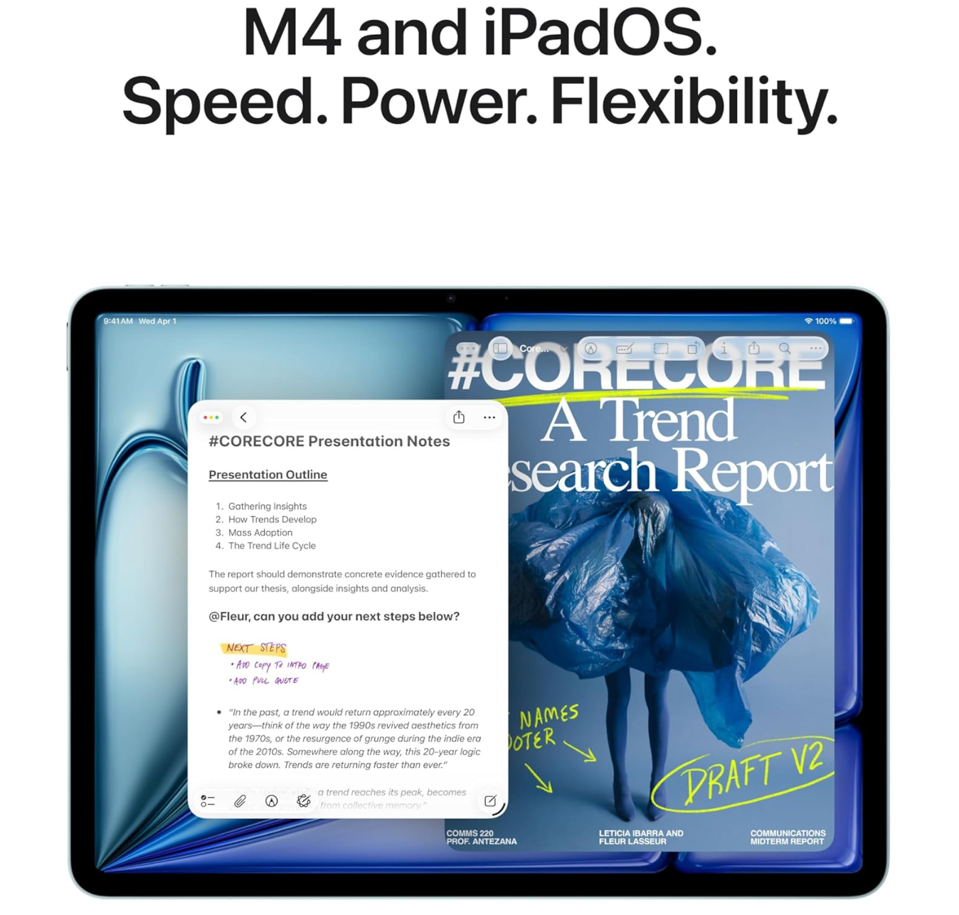 Apple iPad Air (2026) 13inch 512GB Wifi Blauw