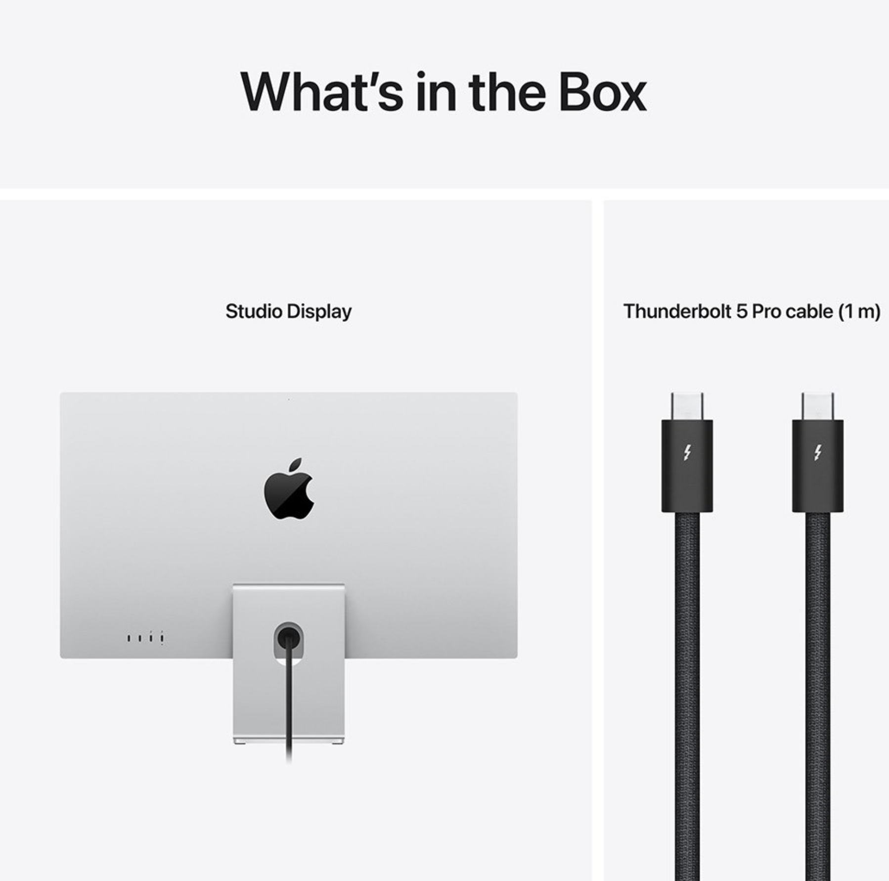 Apple Studio Display (2026), standaard glas, VESA-adapter Aluminium