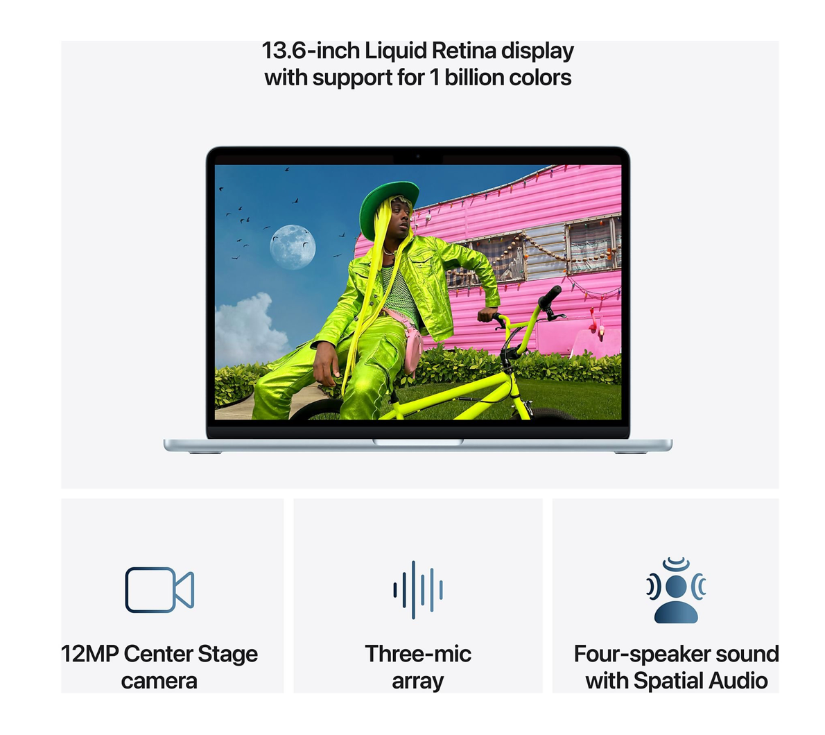 Apple MacBook Air (2026) 13inch M5 (10CPU/10GPU) 24GB 1TB Sky Blue QWERTY