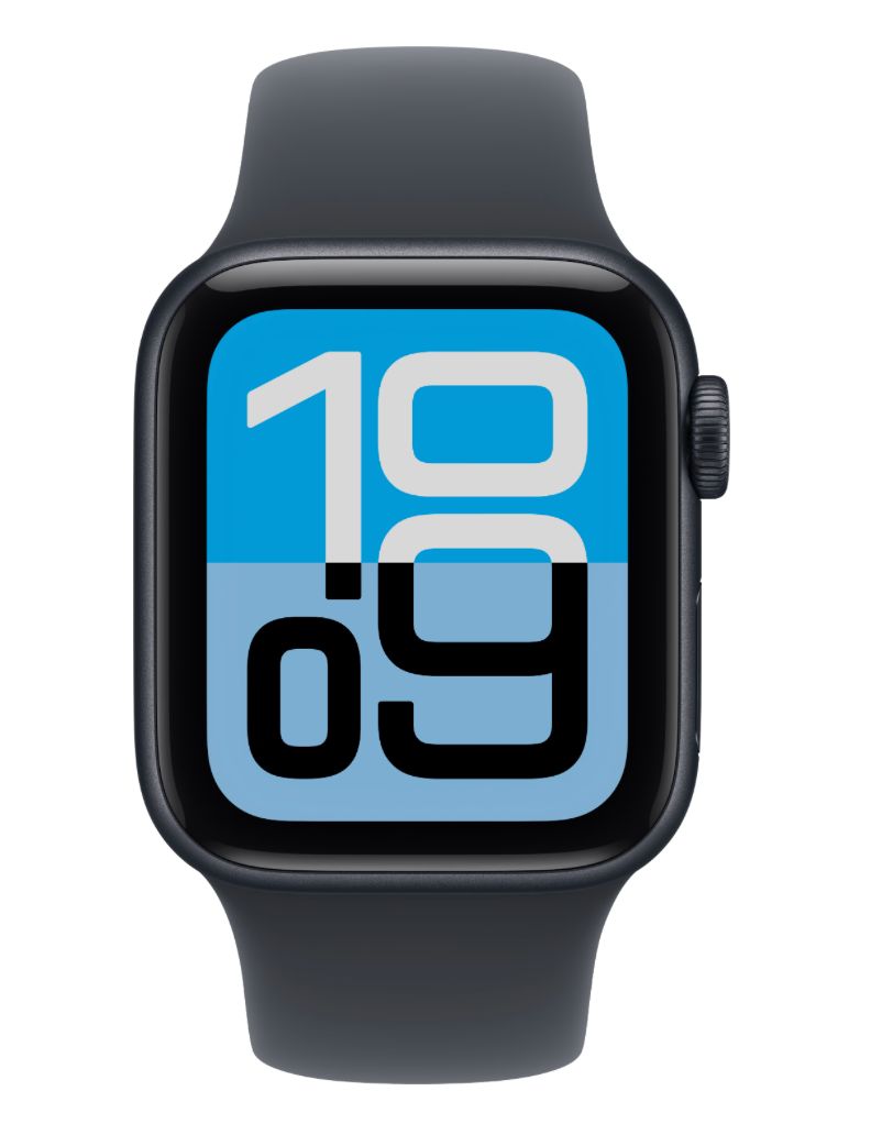 Apple Watch SE (2025) Cellular 40mm Midnight Sportband M/L