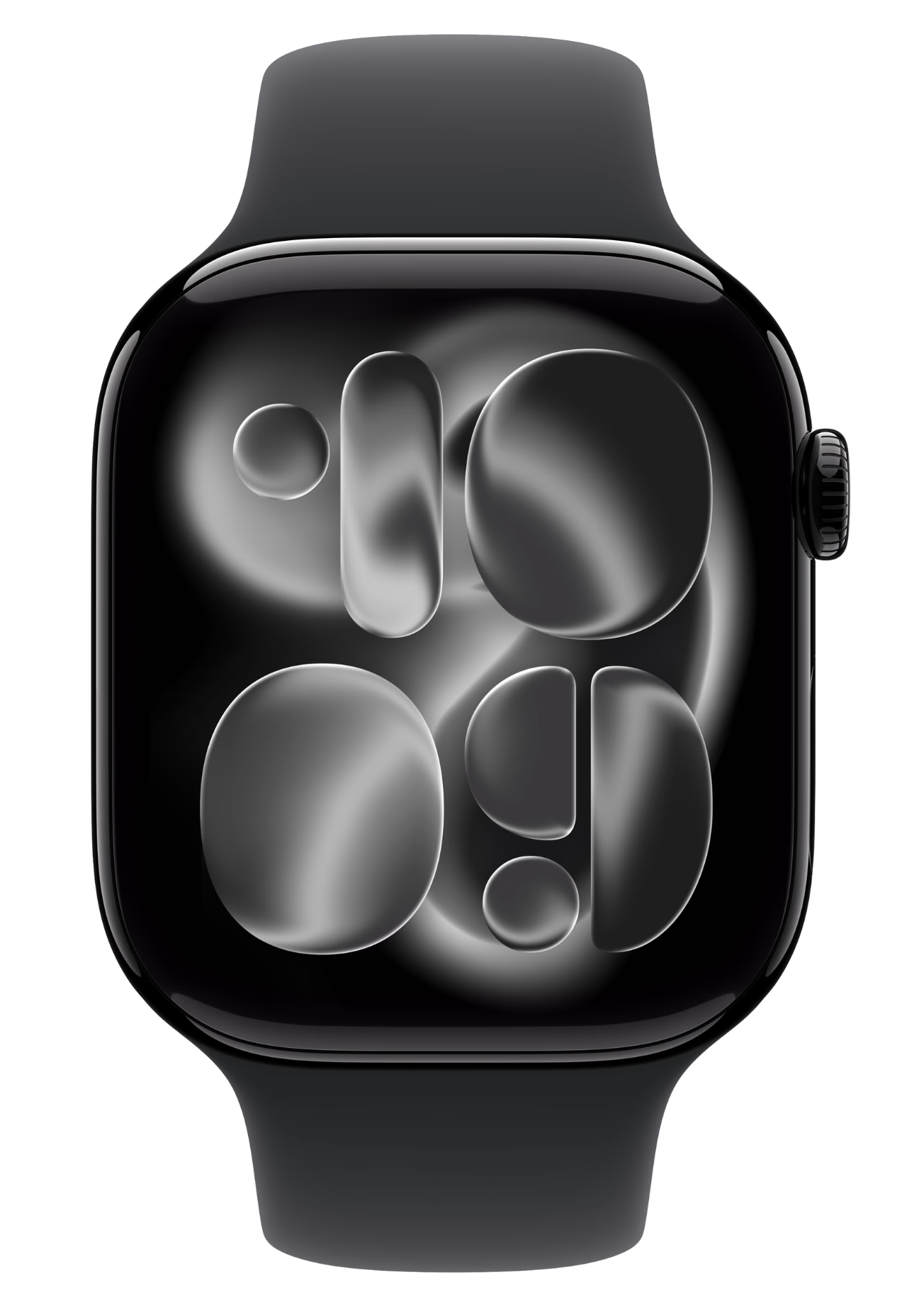 Apple Watch Series 11 42mm Zwart Sportband M/L