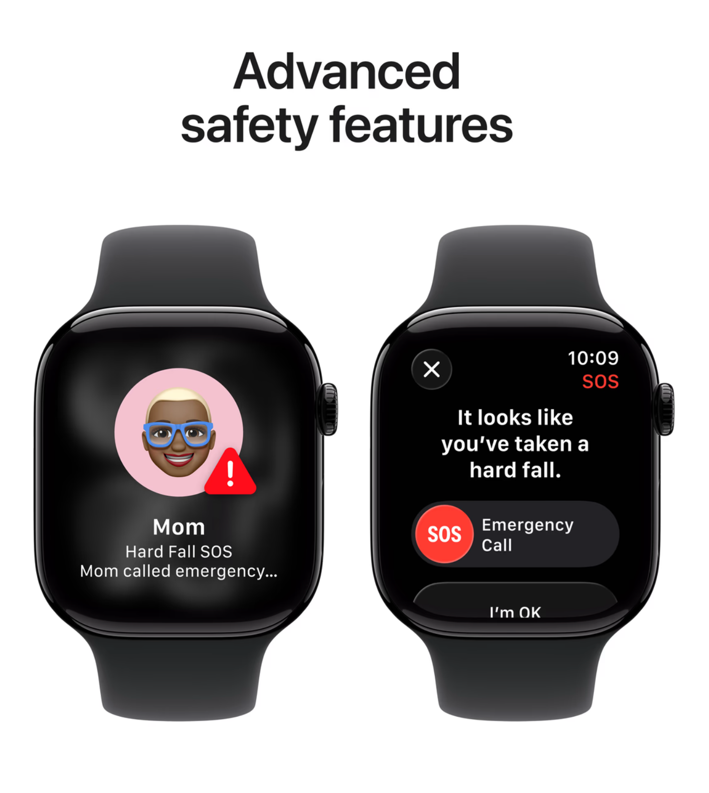 Apple Watch Series 11 42mm Zwart Sportband M/L