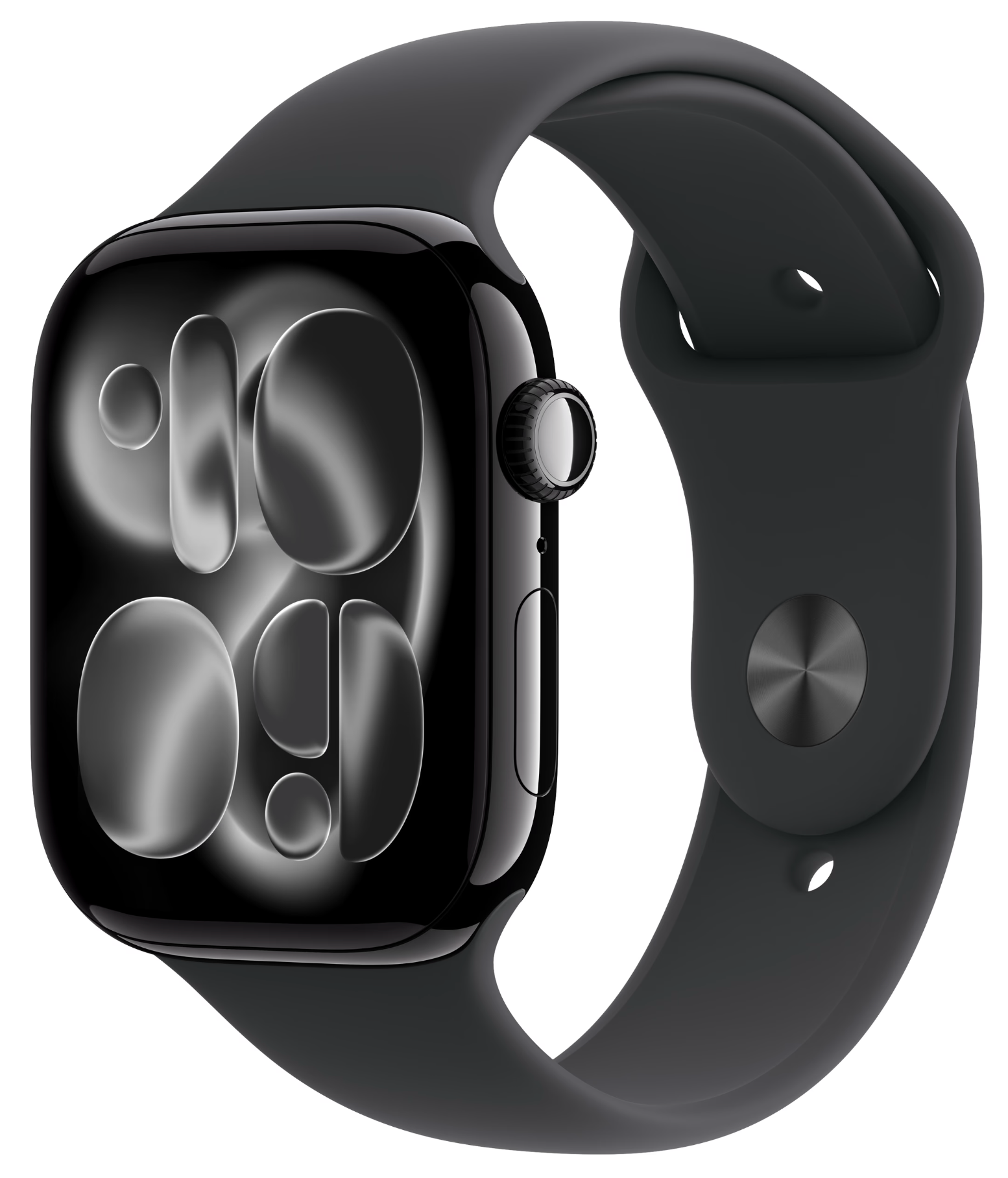 Apple Watch Series 11 42mm Zwart Sportband M/L