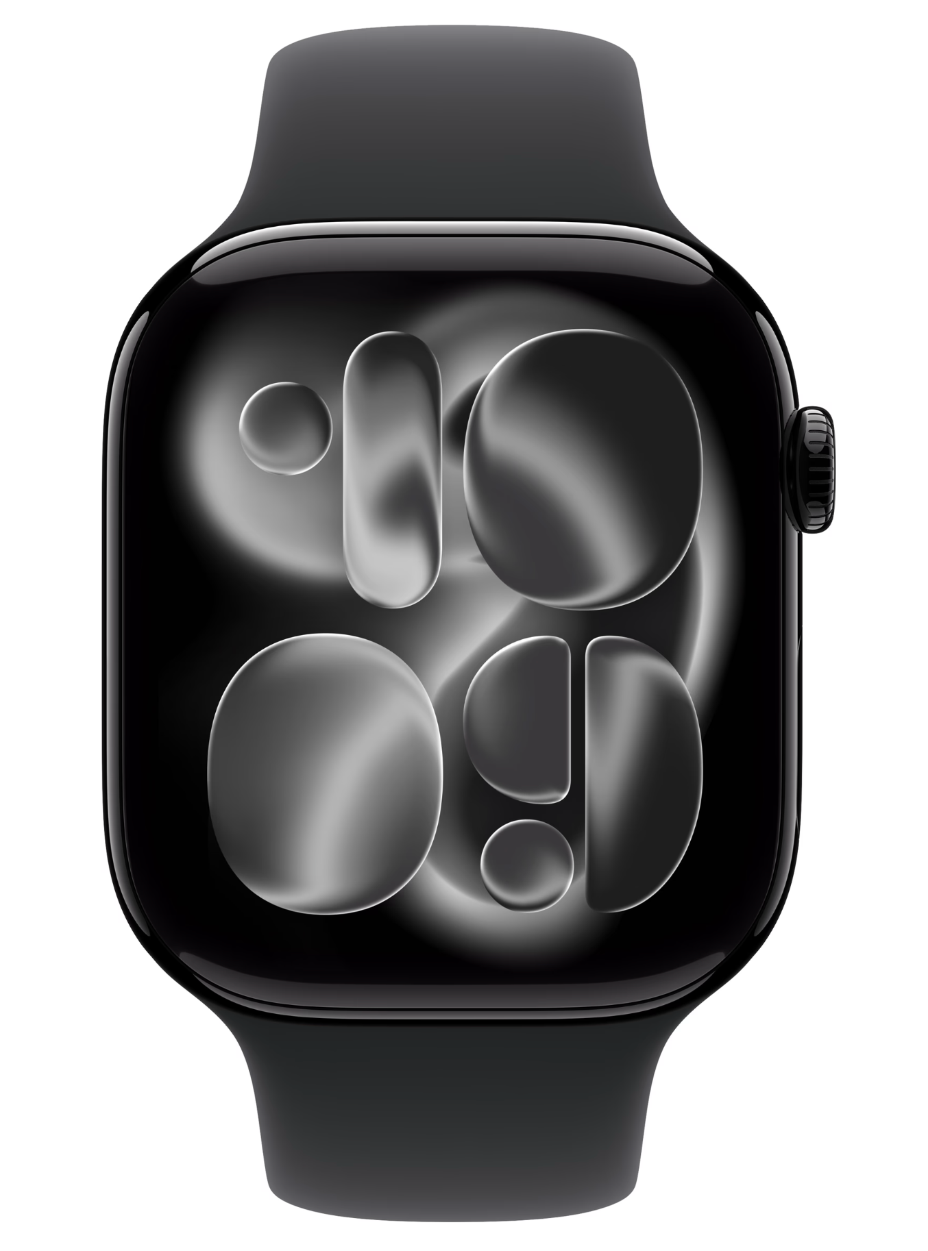 Apple Watch Series 11 Cellular 46mm Zwart Sportband S/M