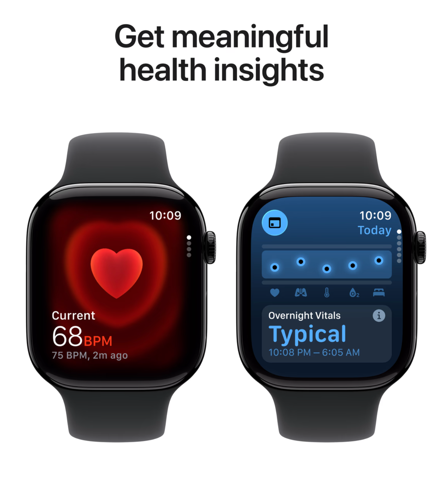 Apple Watch Series 11 Cellular 46mm Zwart Sportband S/M