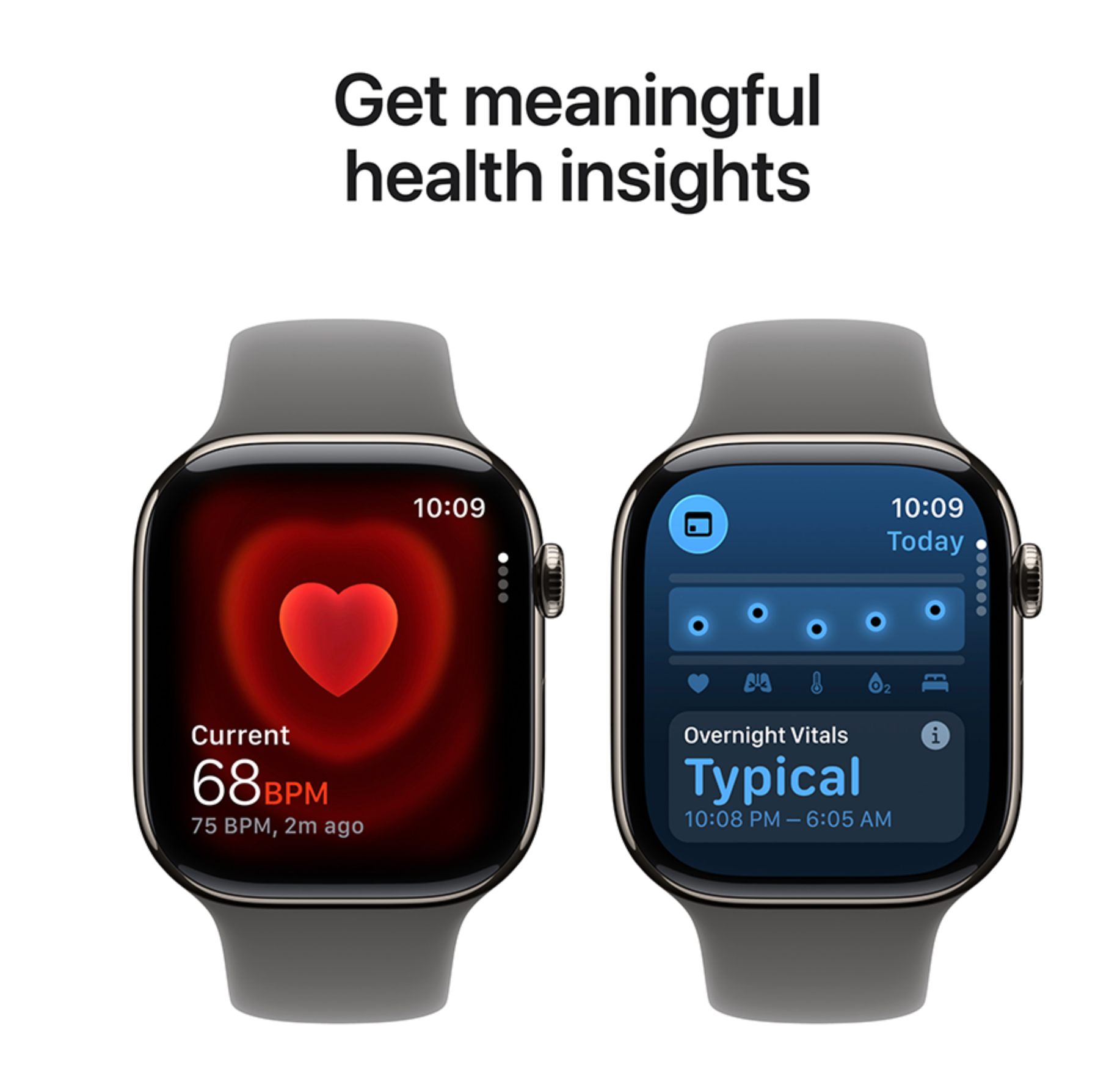 Apple Watch Series 11, 46mm, GPS + Cellular, Titanium, Sportbandje S/M, Titanium (Grijs)