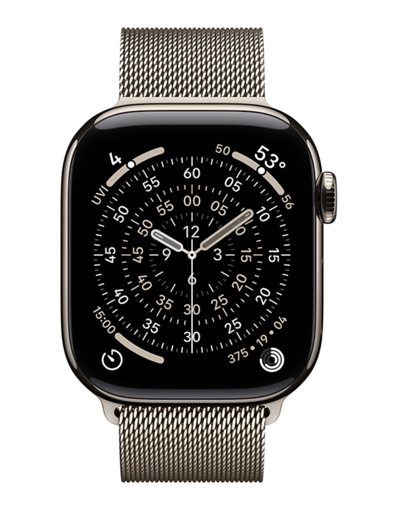 Apple Watch Series 11 Wifi + 5G 42 mm Natural Titanium + Natural Milanese Loop