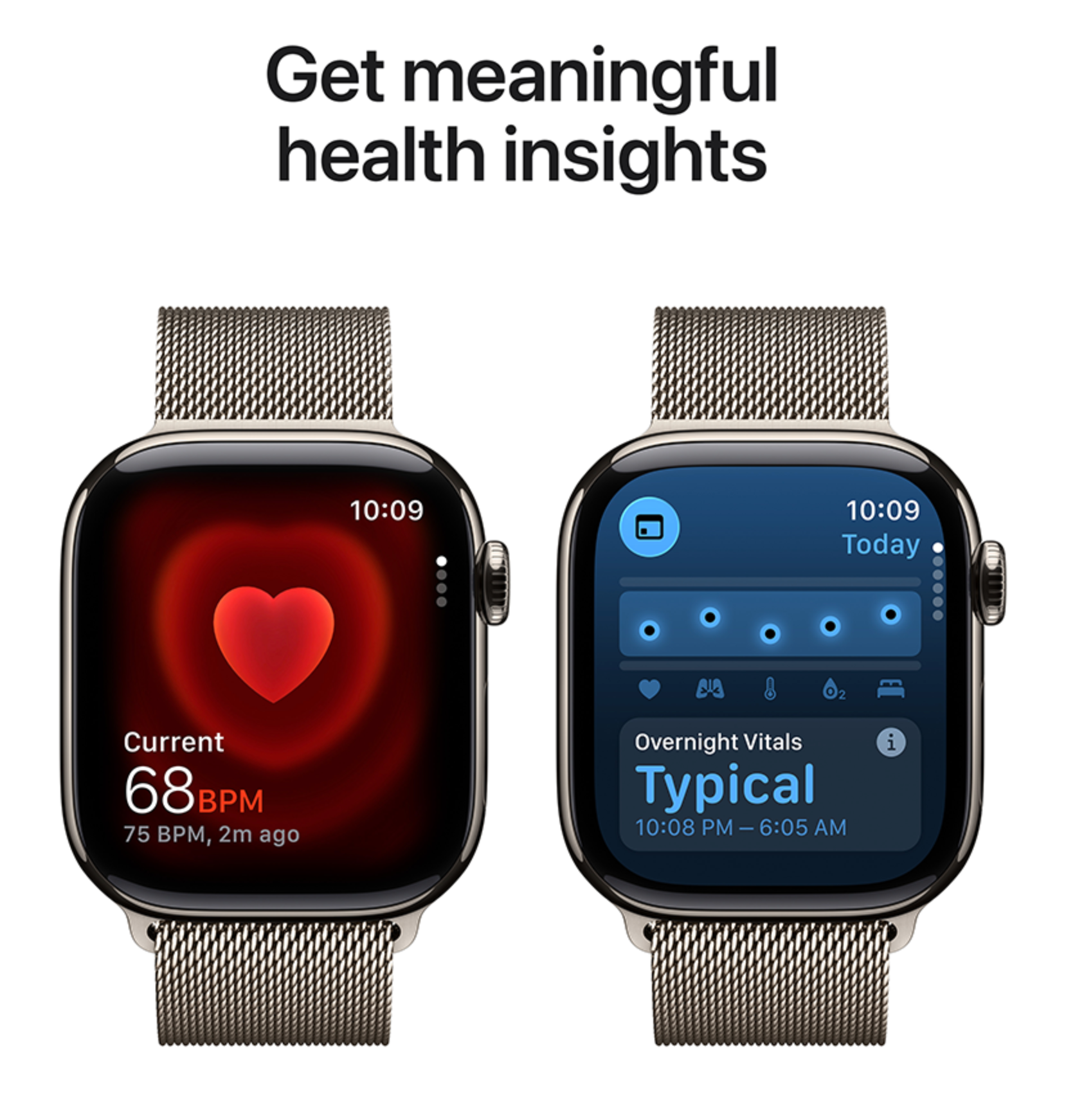 Apple Watch Series 11 Wifi + 5G 42 mm Natural Titanium + Natural Milanese Loop