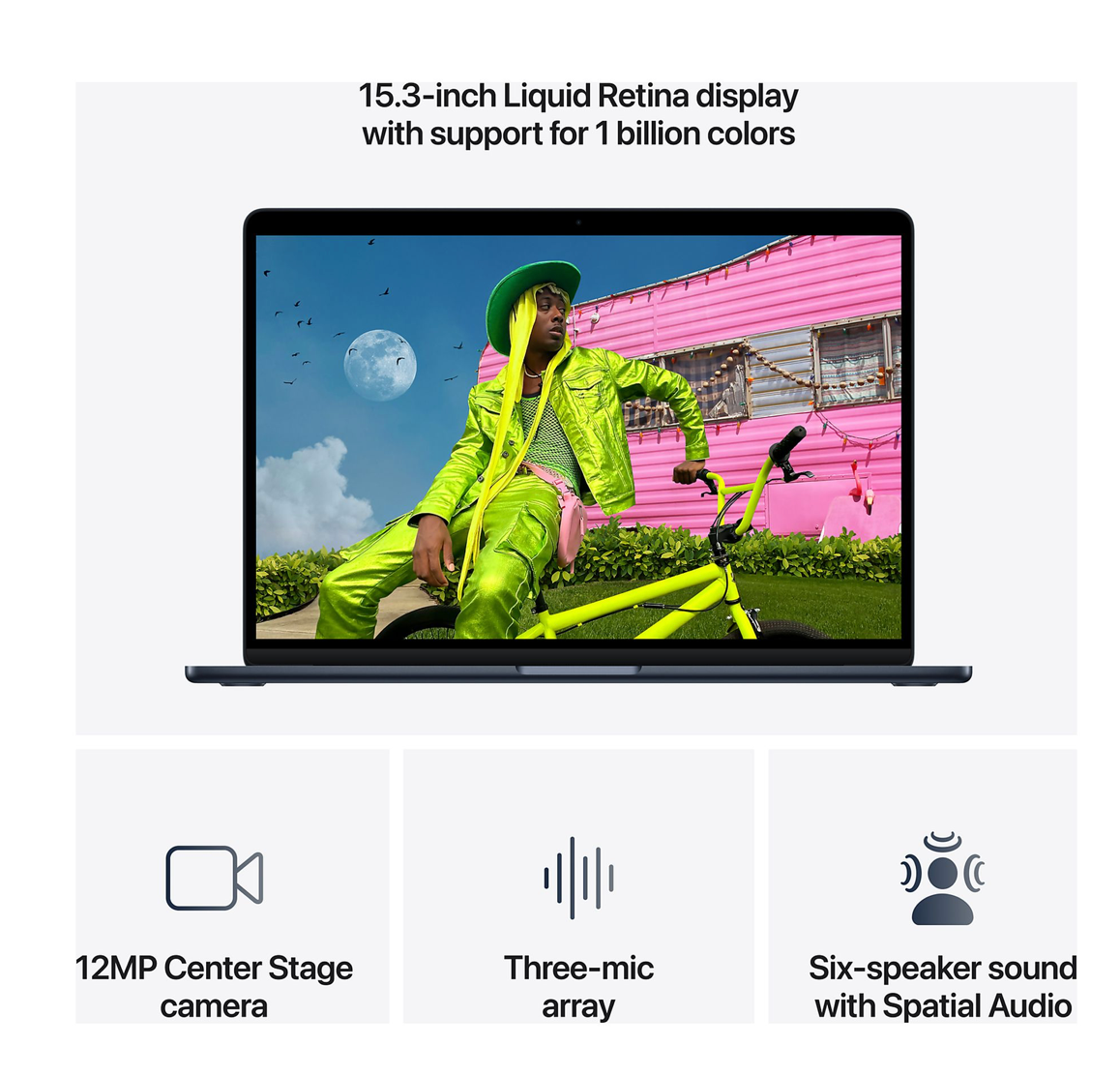 Apple MacBook Air (2026) 15inch M5 (10CPU/10GPU) 16GB 1TB Midnight QWERTY