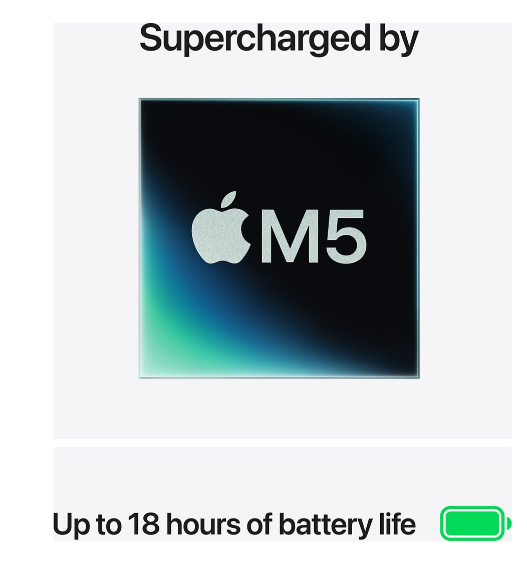 Apple MacBook Air (2026) 15inch M5 (10CPU/10GPU) 16GB 512GB Silver QWERTY