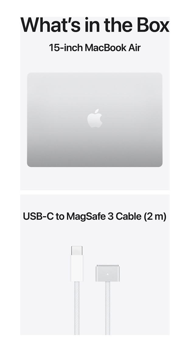 Apple MacBook Air (2026) 15inch M5 (10CPU/10GPU) 16GB 512GB Silver QWERTY