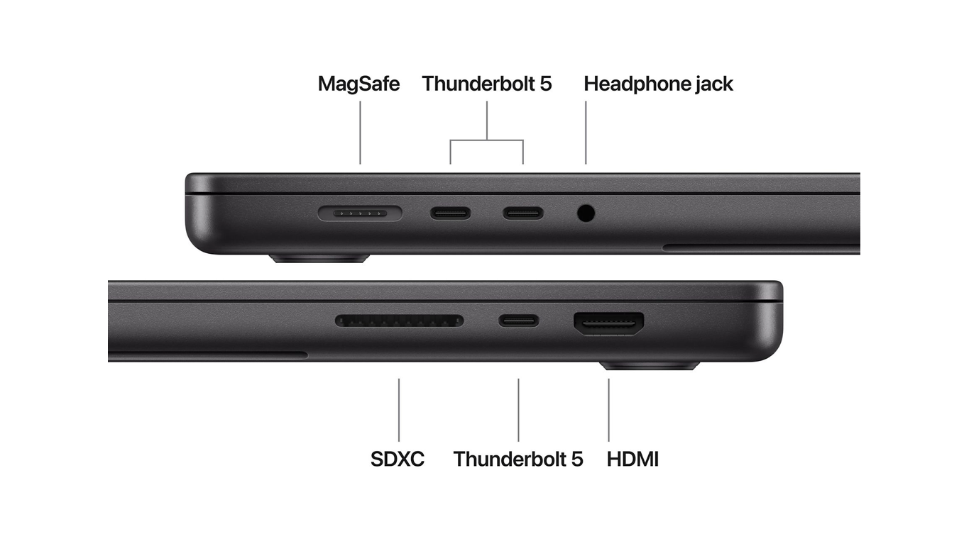 Apple MacBook Pro (2026) 16inch M5 Pro (18CPU/20GPU) 24GB 1TB Space Black QWERTY