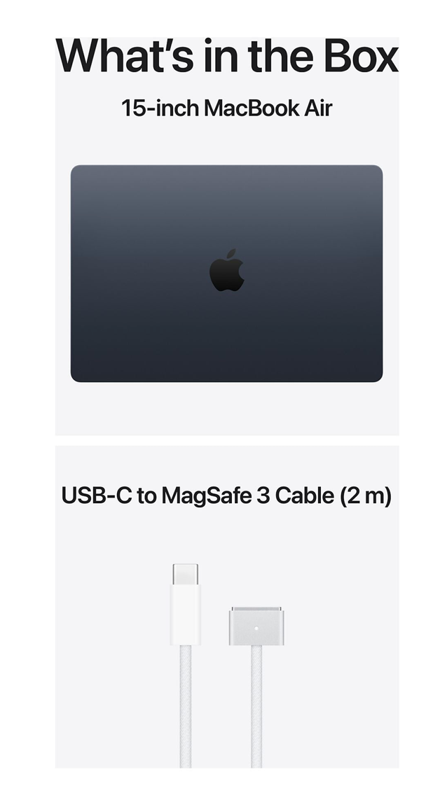 Apple MacBook Air (2026) 15inch M5 (10CPU/10GPU) 16GB 512GB Midnight QWERTY