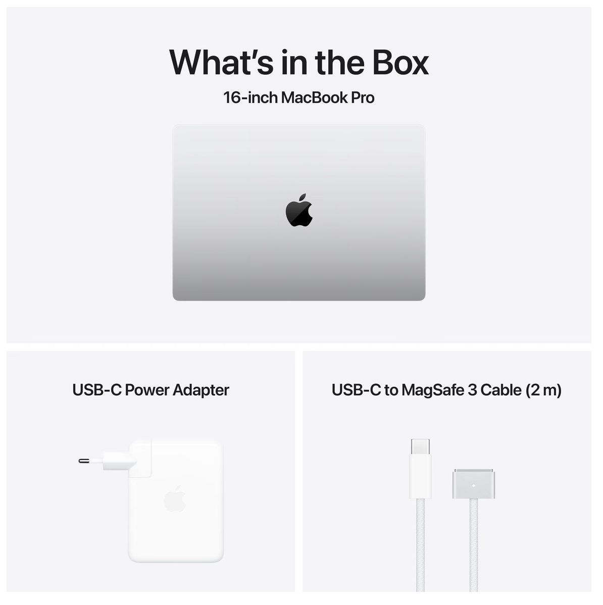 Apple MacBook Pro 16 inch (2024)  M4 Pro (14 core CPU/20 core GPU) 48GB/512GB Zilver, QWERTY