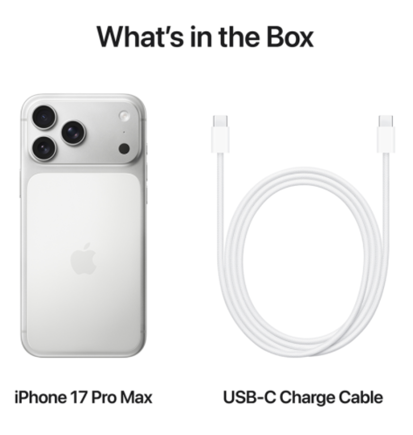 Apple iPhone 17 Pro Max 1TB opslag Zilver