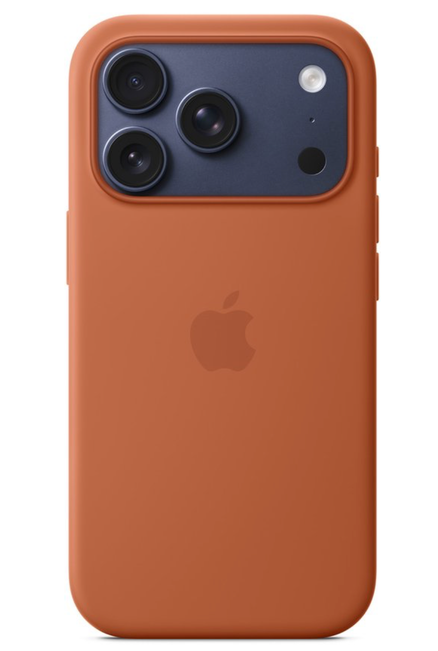 Apple MGFJ4ZM/A Siliconenhoesje met MagSafe voor iPhone 17 Pro - Terracotta