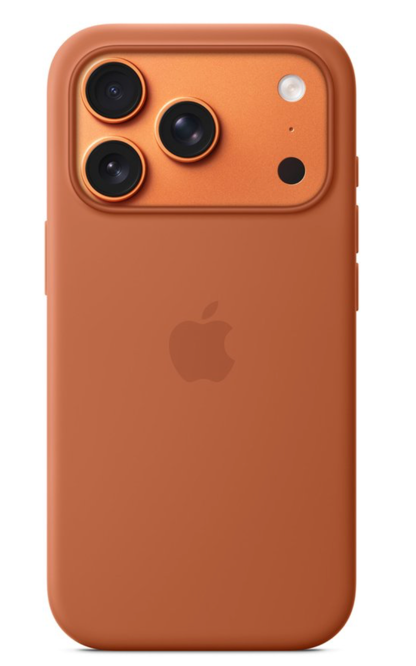 Apple MGFJ4ZM/A Siliconenhoesje met MagSafe voor iPhone 17 Pro - Terracotta