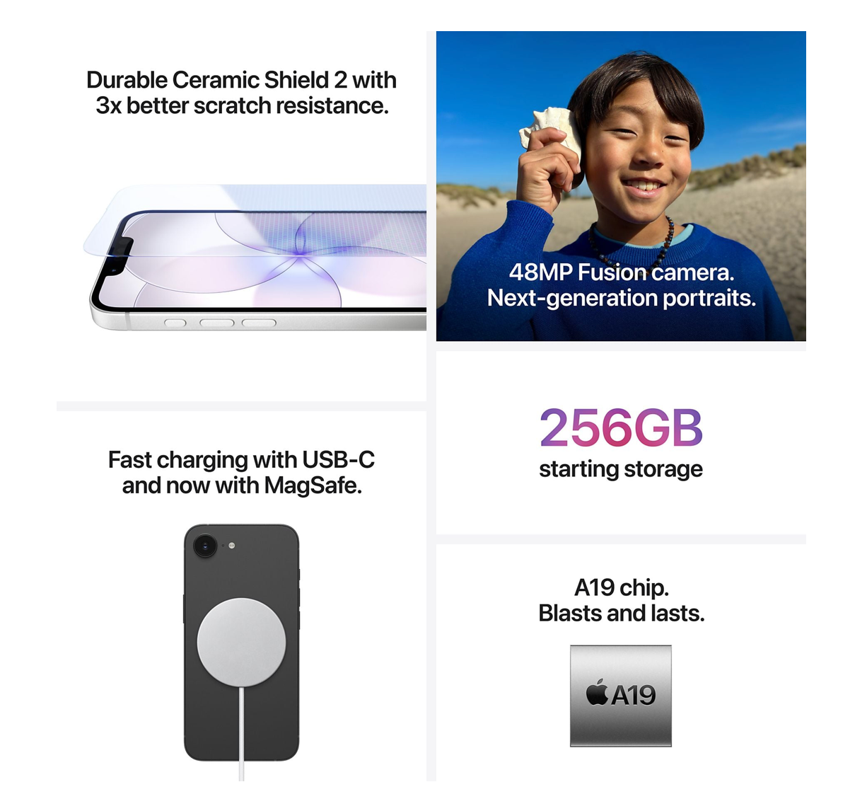 Apple iPhone 17e 256GB Wit