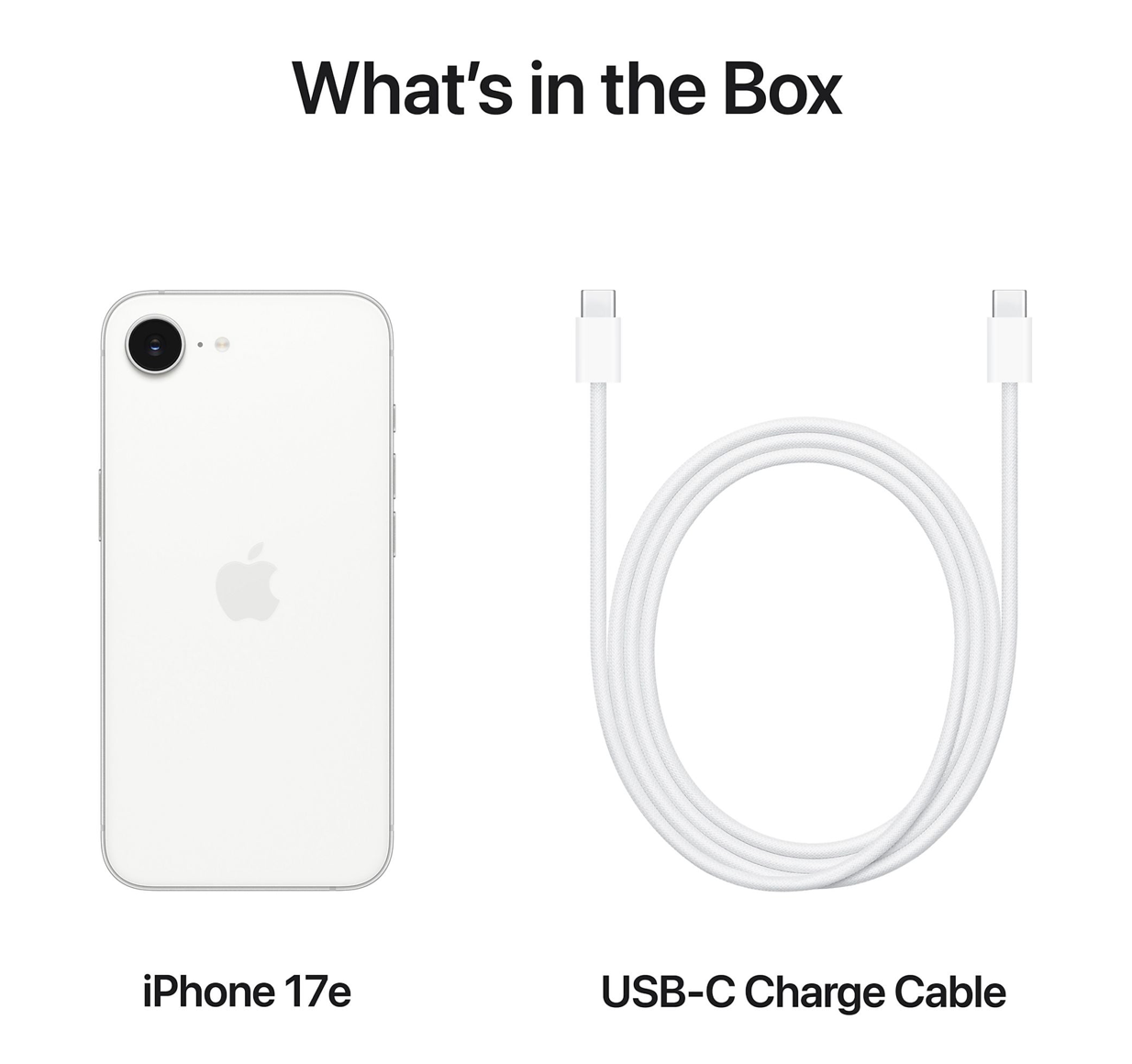 Apple iPhone 17e 256GB Wit