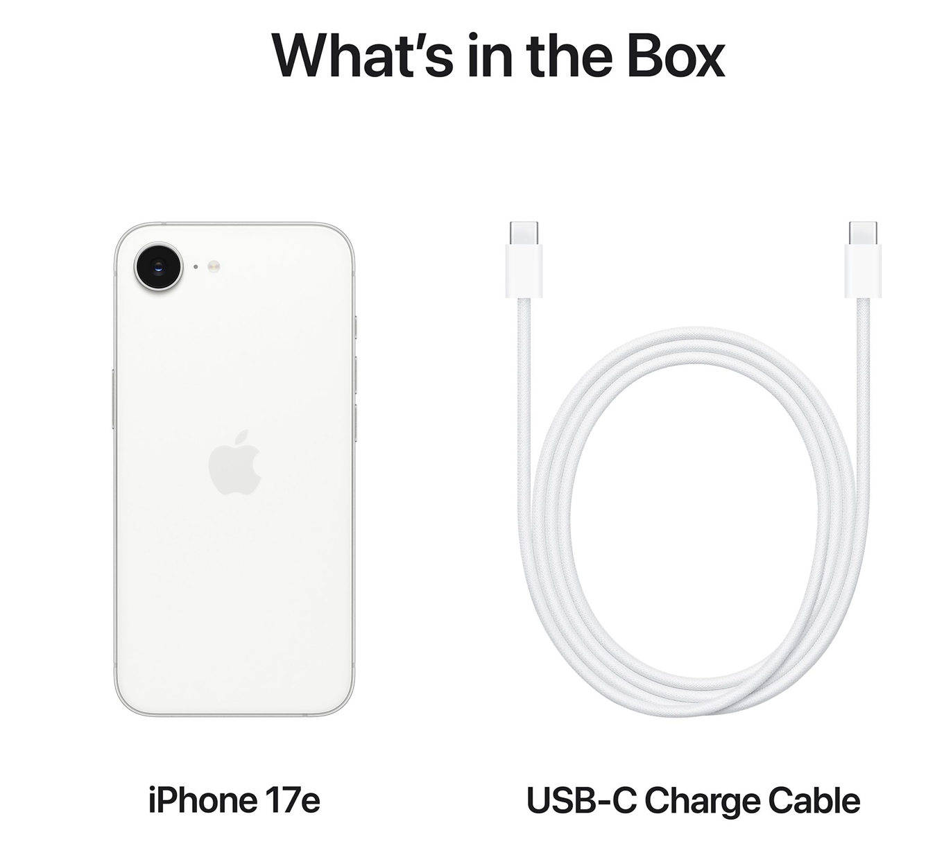 Apple iPhone 17e 512GB Wit