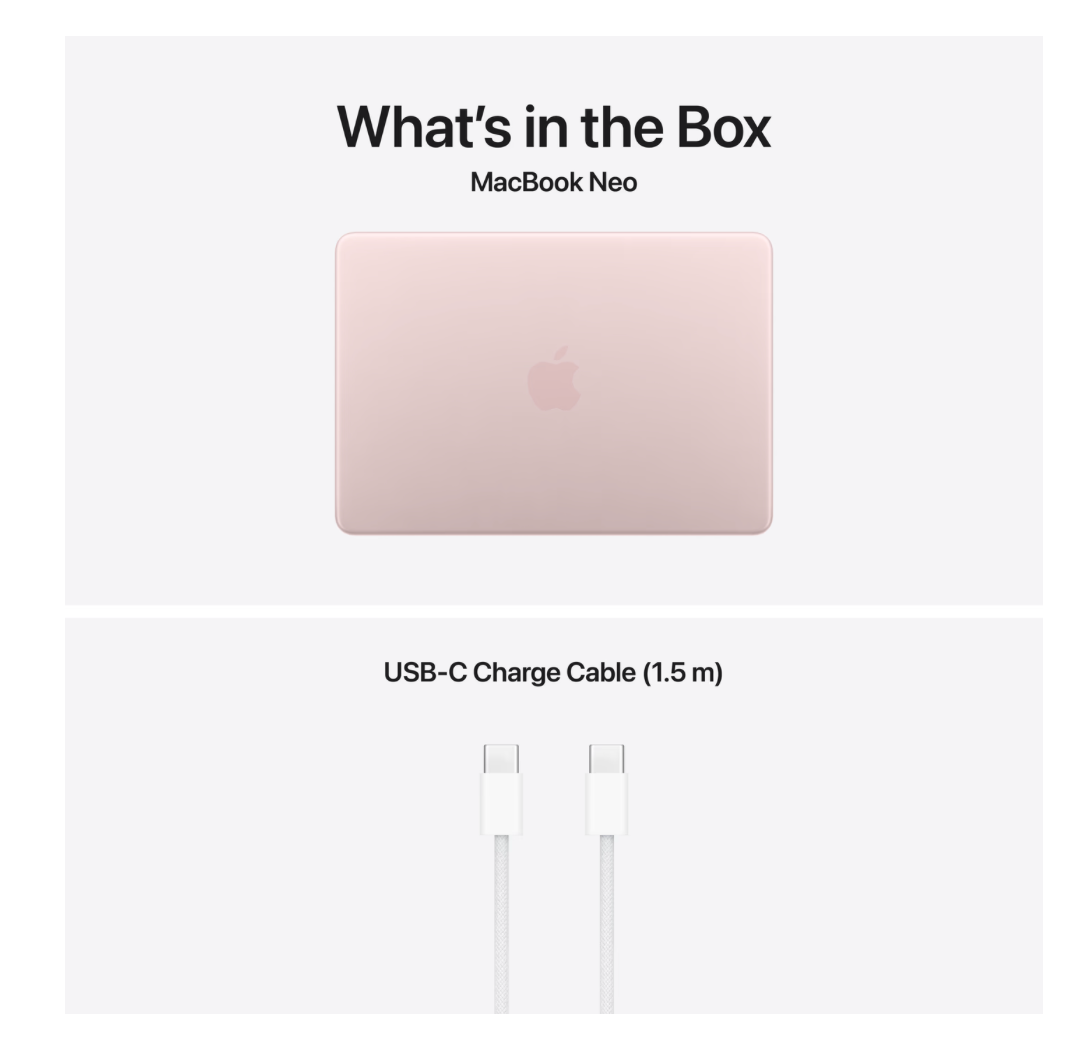 Apple MacBook Neo (2026) 13inch A18 Pro 8GB 512GB Blush, AZERTY