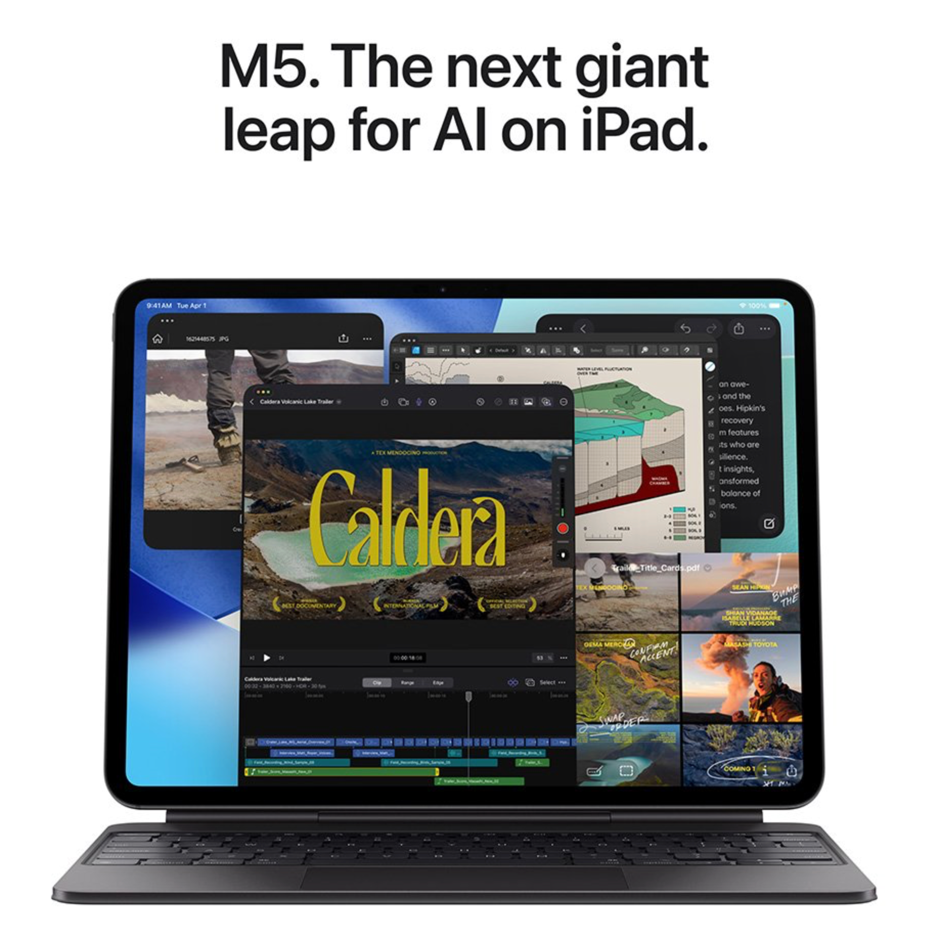 Apple iPad Pro (2025) 13", glas met nanotextuur, Wi-Fi + Cellular, 2TB opslag Zilver