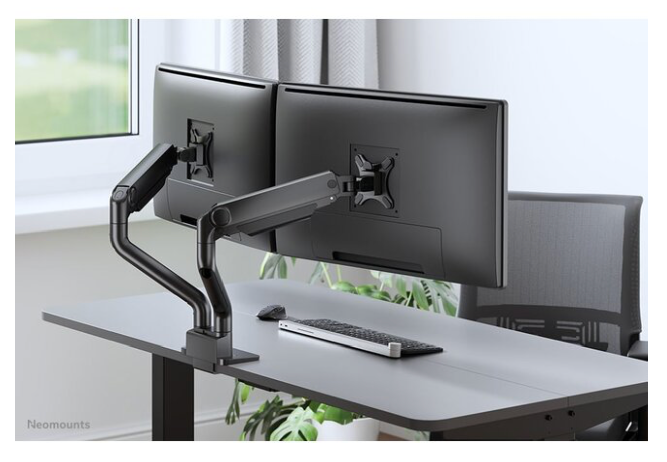 Neomounts DS70S-950BL2 Monitorarm 17-35" - gasveer - Topfix - 180°-stop