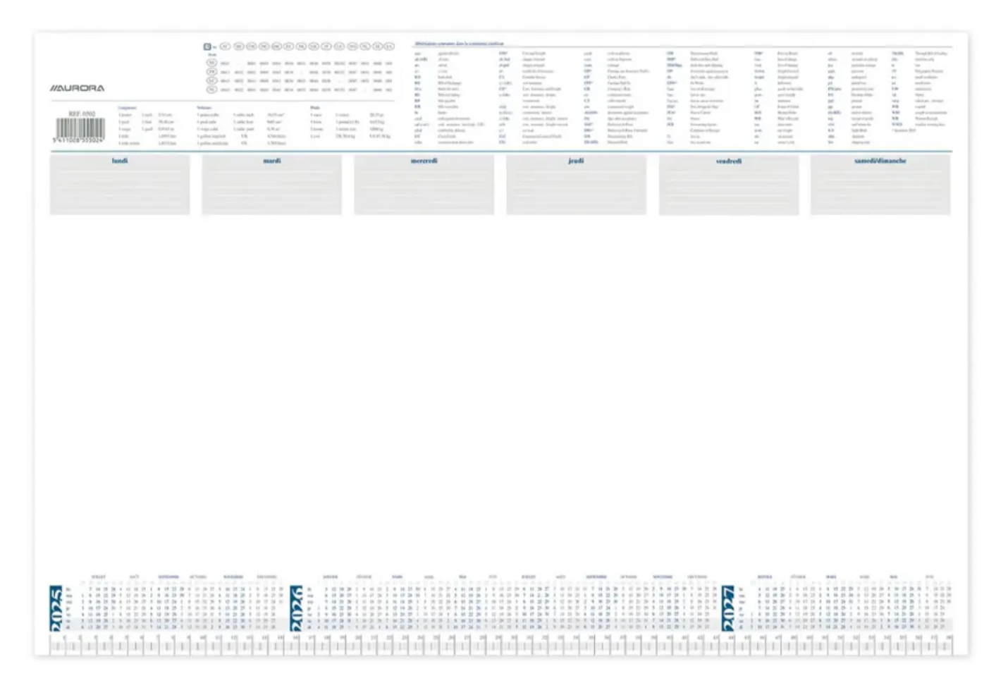 Aurora bureelonderleggers Franstalig, 2026