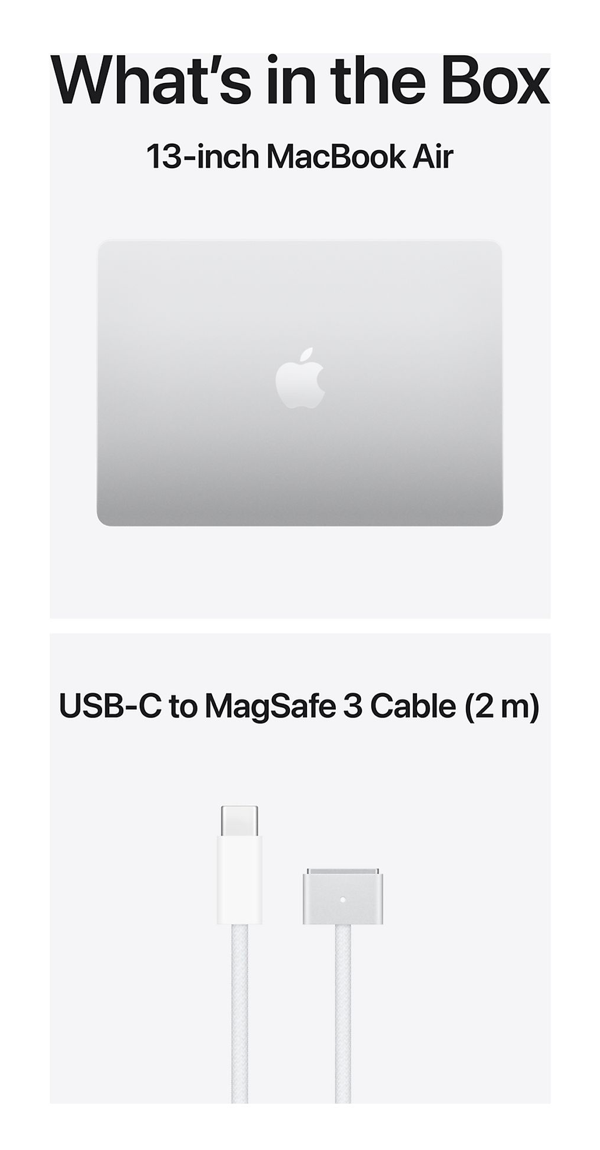 Apple MacBook Air (2026) 13inch M5 (10CPU/10GPU) 24GB 1TB Silver QWERTY