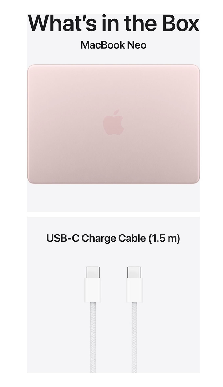 Apple MacBook Neo (2026) 13inch A18 Pro 8 GB 256GB Blush, AZERTY