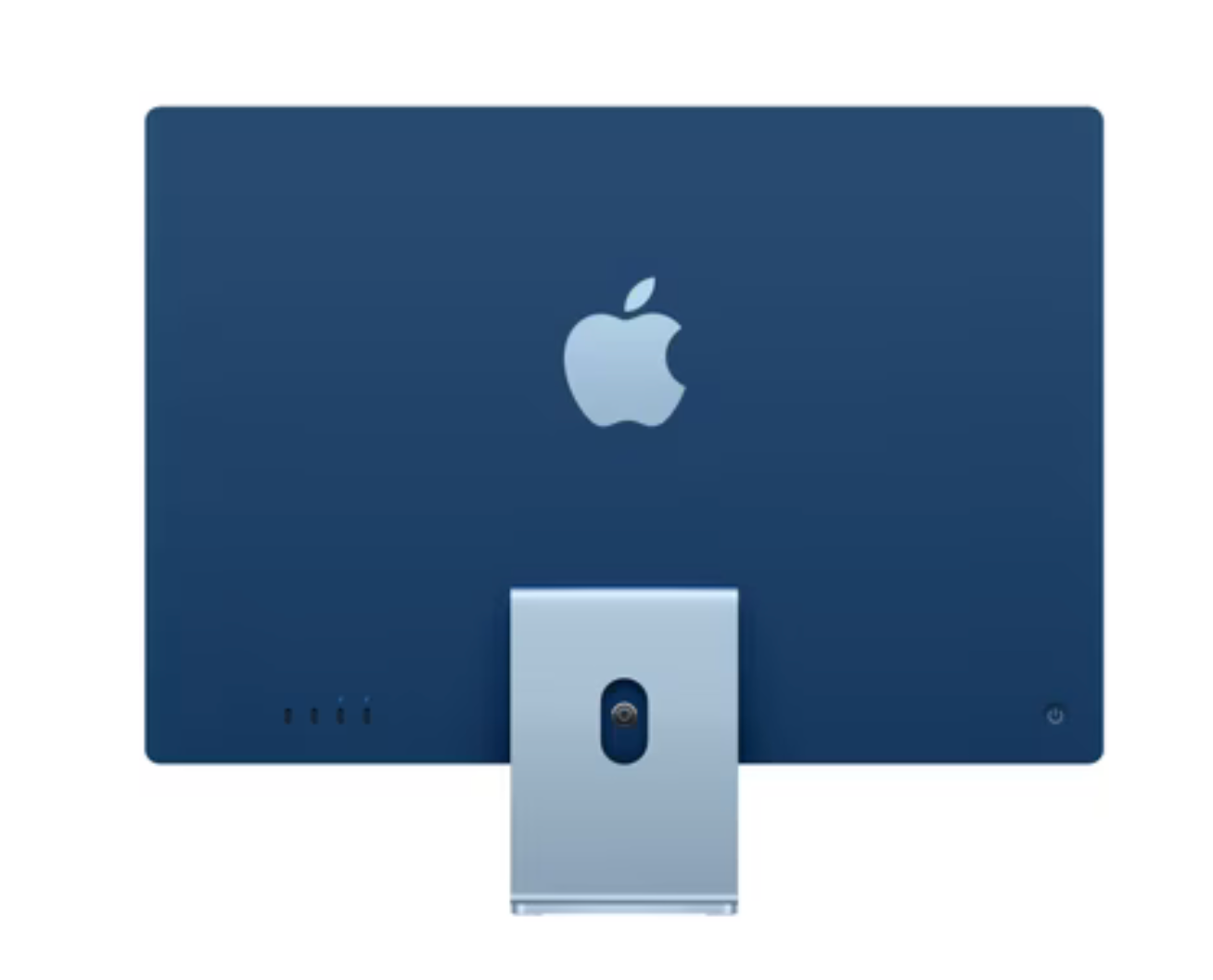 Apple iMac (2023) 24" M3 8 Core, 8‑core GPU, 8GB ram, 256GB SSD Ethernet, Qwerty, Blauw