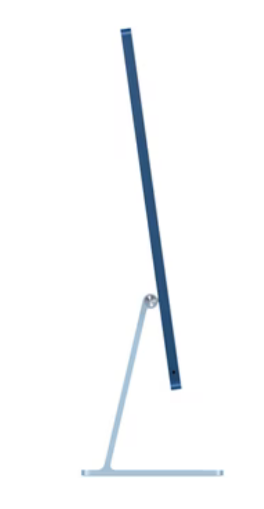 Apple iMac (2023) 24" M3 8 Core, 8‑core GPU, 8GB ram, 256GB SSD Ethernet, Qwerty, Blauw