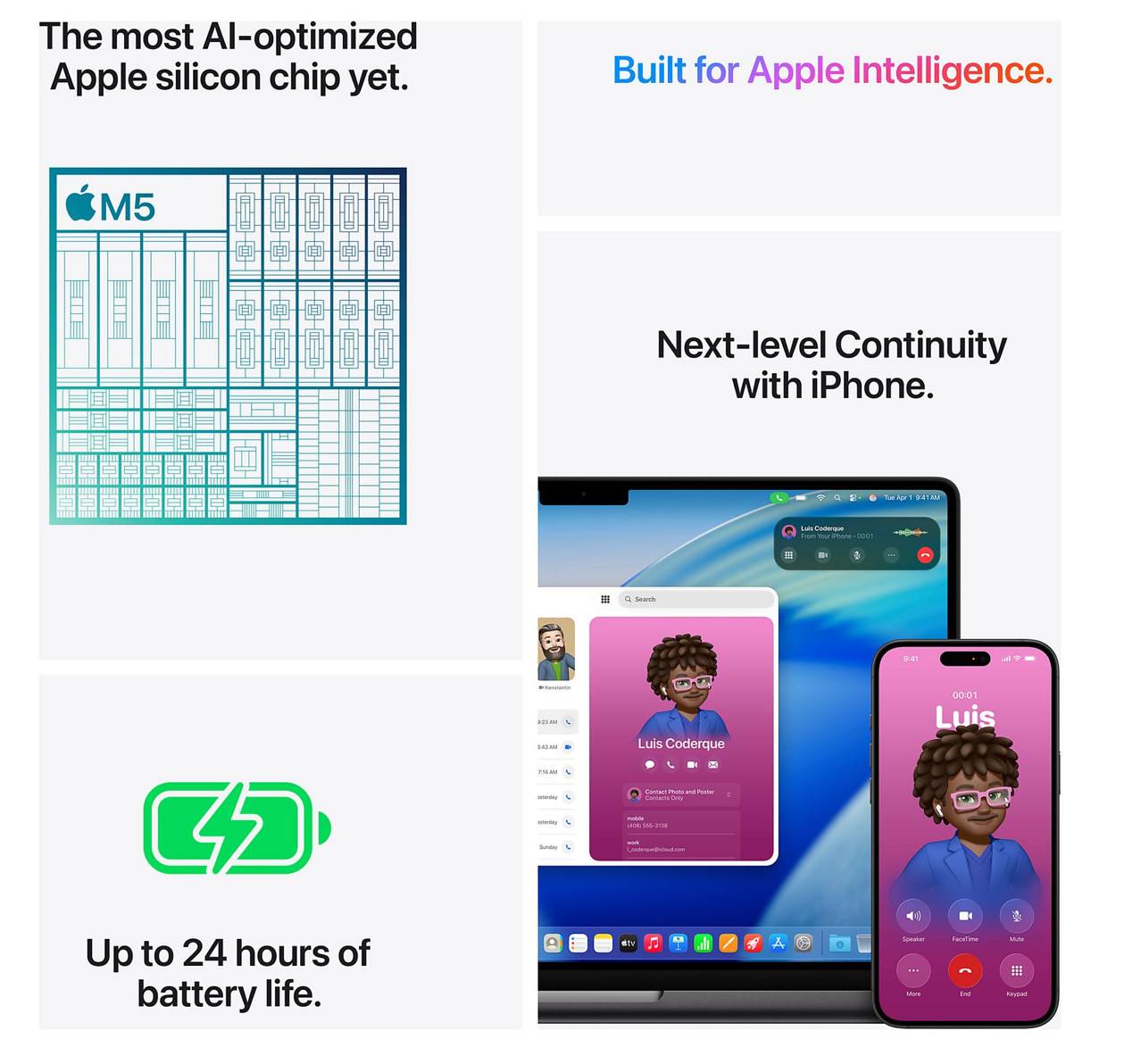 Apple MacBook Pro 14 inch M5 (2025) 16GB/1TB Zilver QWERTY