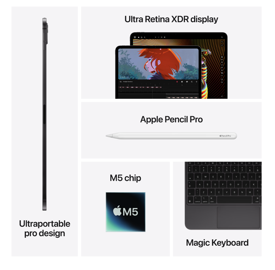 Apple iPad Pro (2025) 11 inch 256GB Wifi + 5G Zilver