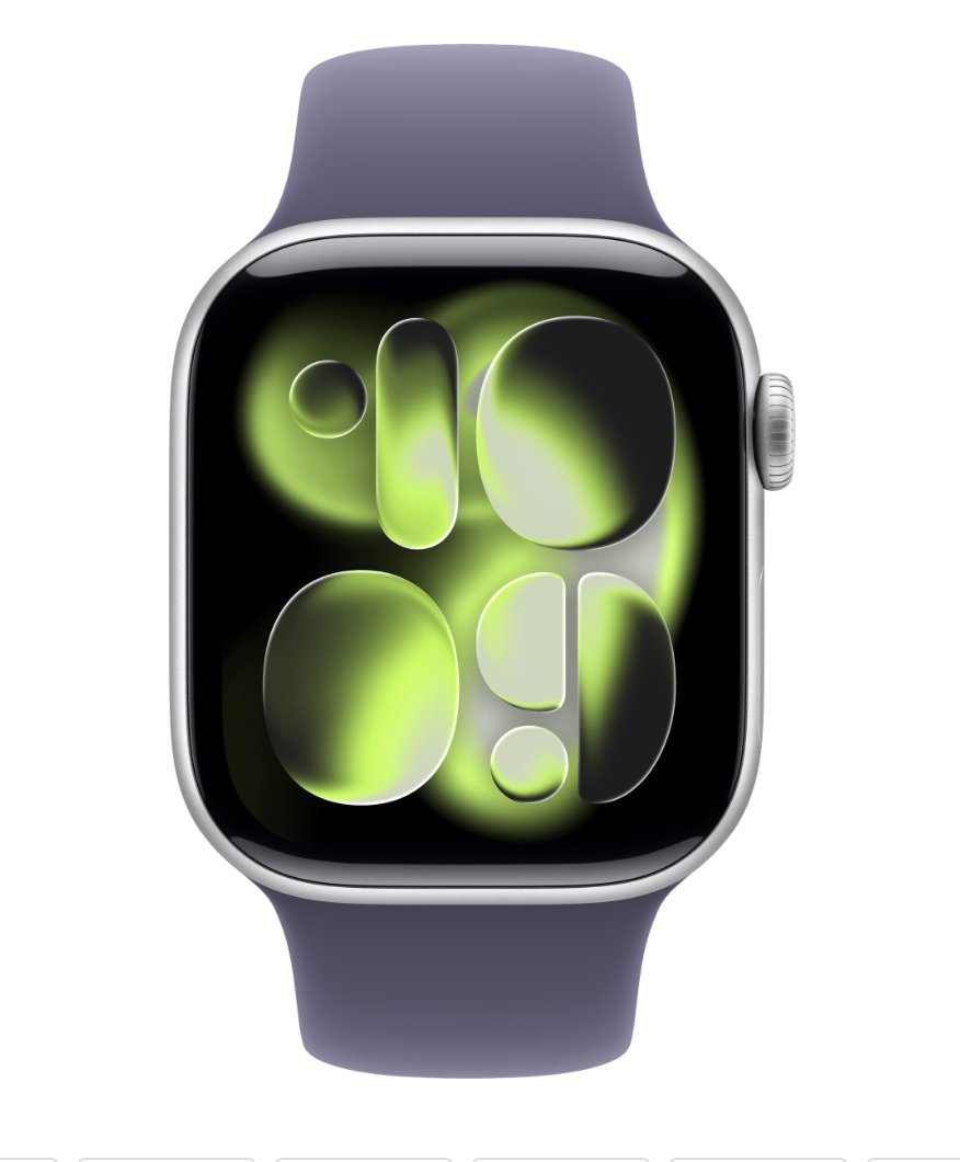 Apple Watch Series 11 42mm Zilver Sportband M/L