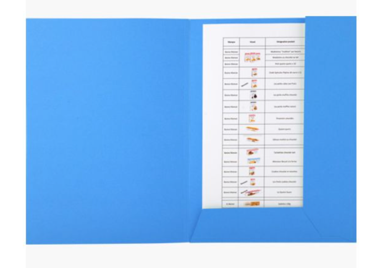 Exacompta dossiermap Forever                             2 kleppen blauw
