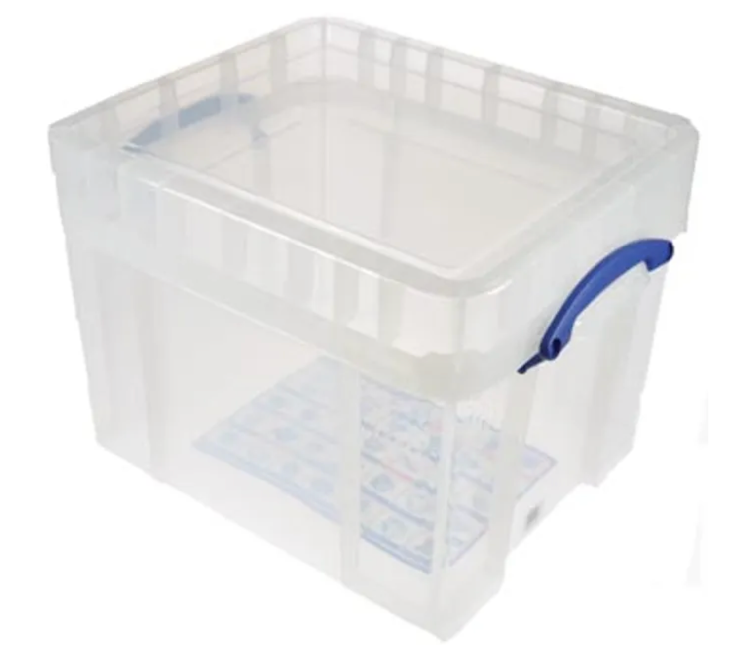 Really Useful Box 35 liter XL, transparant, per stuk verpakt in karton