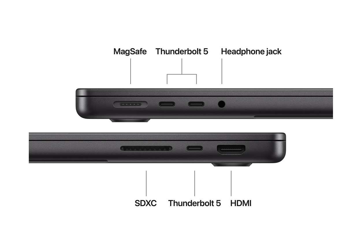 Apple MacBook Pro (2026) 14 inch M5 Max (18CPU/32GPU) 36GB 2TB Space Black QWERTY