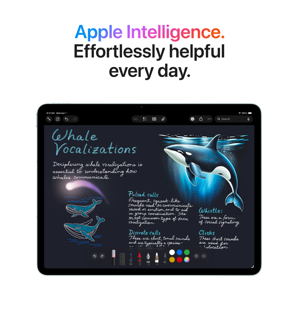 iPad Air (2026) 13 inch 256GB wifi + 5G Blauw