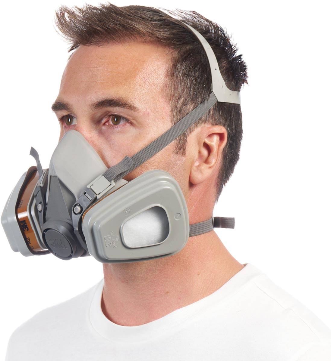 3M mondmasker met vervangbare filters, herbruikbaar, biedt A2P2 ademhalingsbescherming