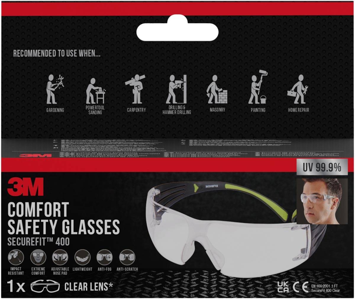 3M veiligheidsbril SecureFit 400