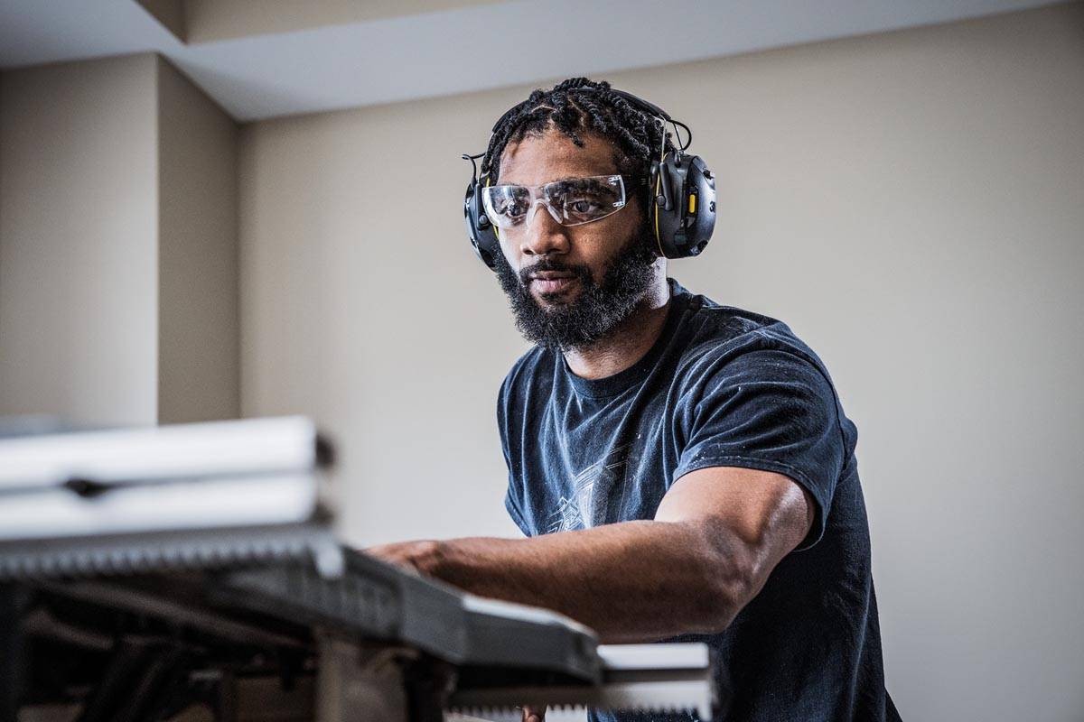 3M WorkTunes Connect draadloze gehoorbeschermer, met Bluetooth-technologie