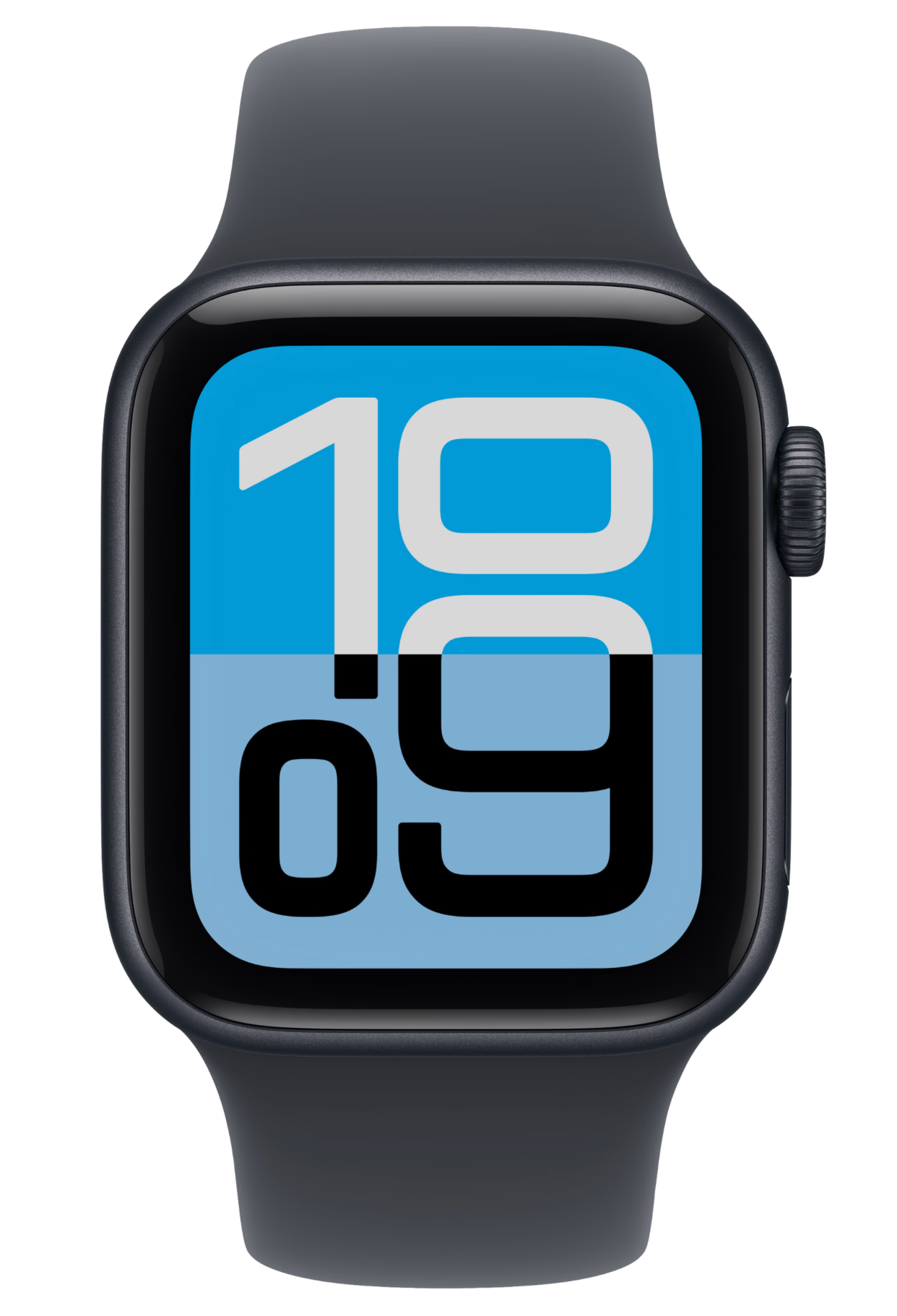 Apple Watch SE (2025) 40mm Midnight Sportband S/M