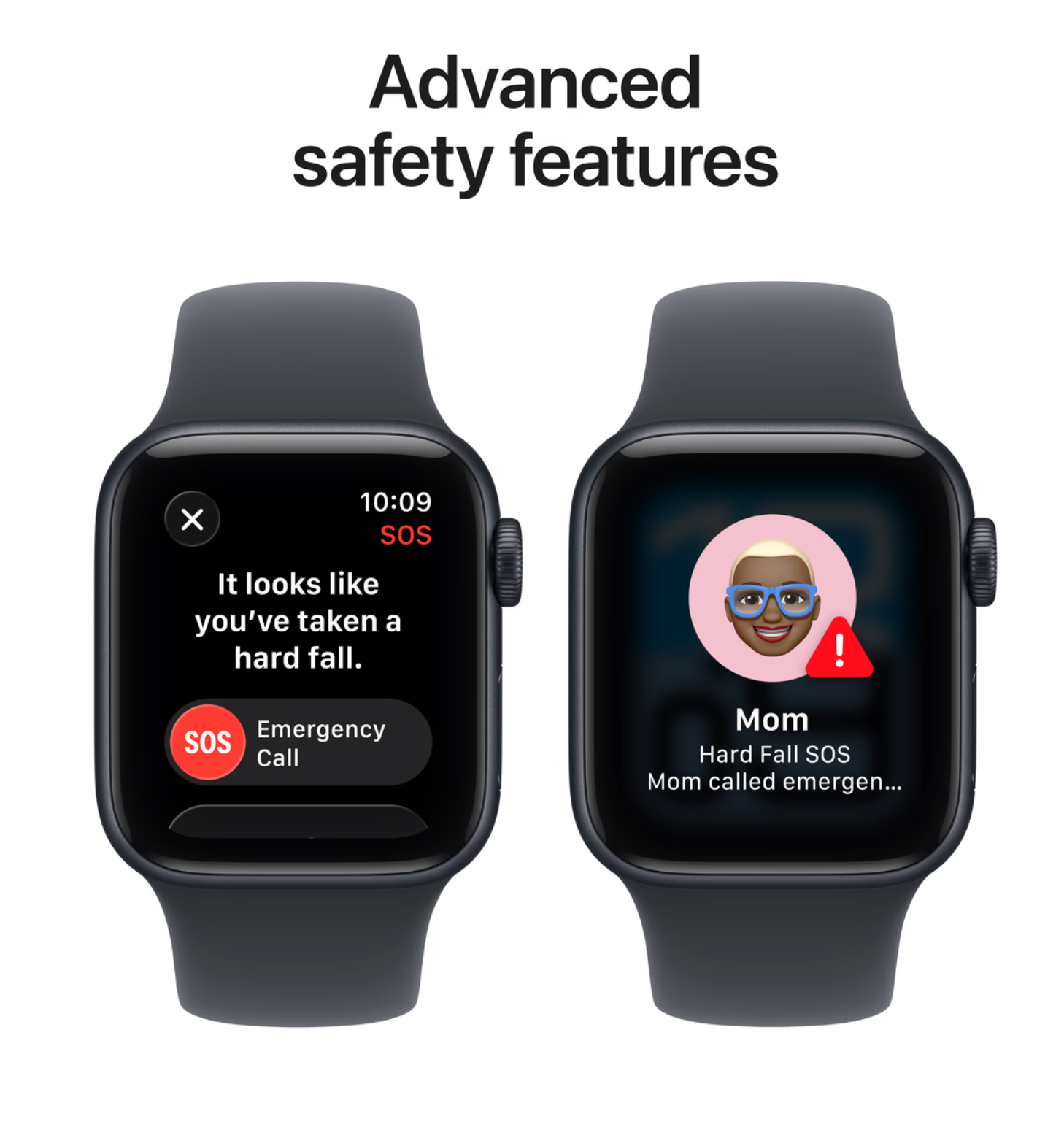 Apple Watch SE (2025) 40mm Midnight Sportband S/M