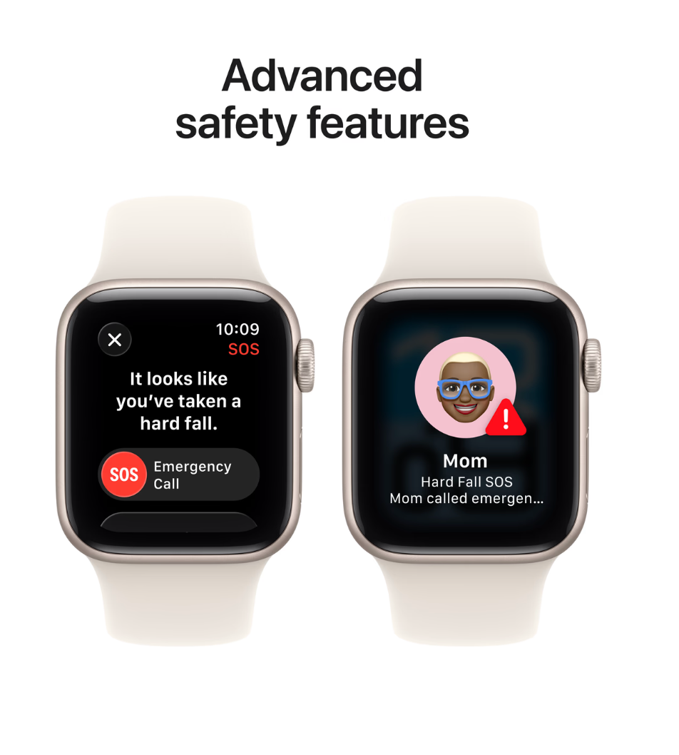 Apple Watch SE (2025) Cellular 40mm Starlight Sportband S/M