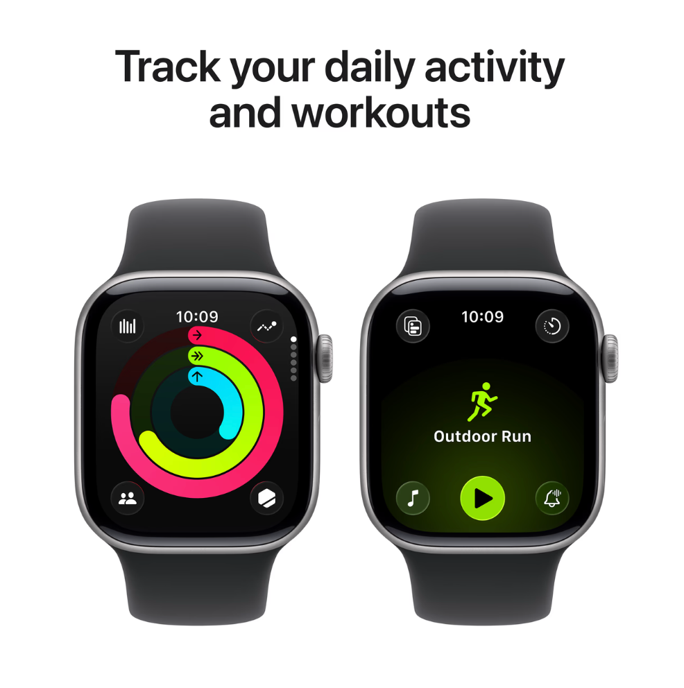 Apple Watch Series 11 42mm Grijs Sportband M/L